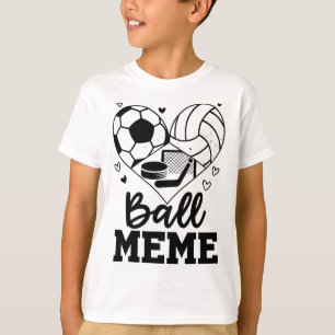T-shirt Le Meme Joueur De Soccer Volleyll Hockey Meme