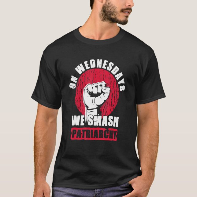 T-shirt Le Mercredi, Nous Saccageons Le Patriarcat Les Dro (Devant)