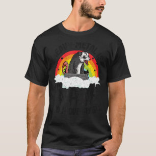 T-shirt Le Métal Lourd Est La Déchets Et J'Aime La Déchets