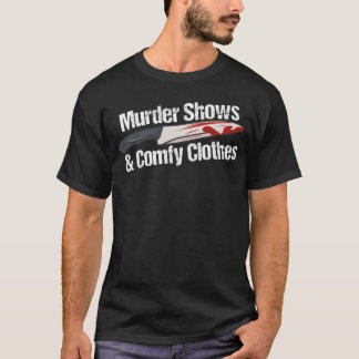 T-shirt Le meurtre montre des vêtements confortables garço