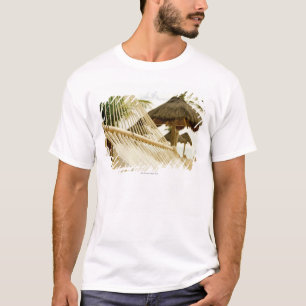 T-shirt Le Mexique, Playa del Carmen, hamac sur la plage