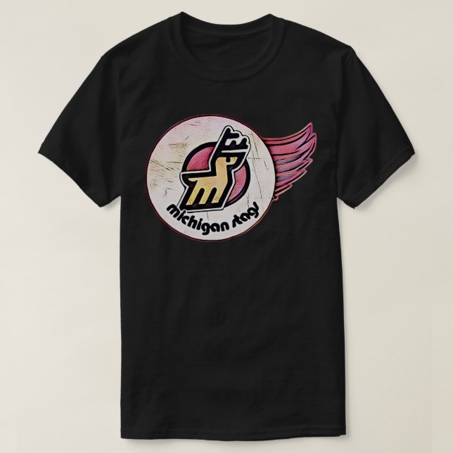 T-shirt Le Michigan est le champion du hockey (Design devant)