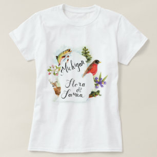 T-shirt Le Michigan Flora et faune