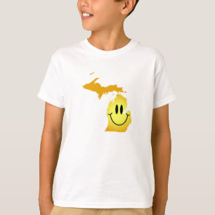 T-shirt Le Michigan font face