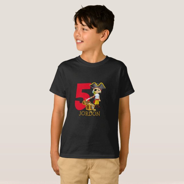 T-shirt Le mignon pirate garçon (Devant entier)
