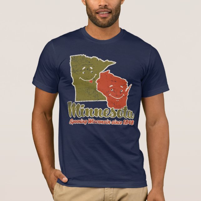 T-shirt Le Minnesota administrant la chemise à la cuillère (Devant)