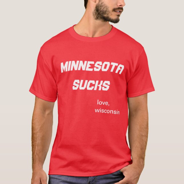T-shirt le Minnesota suce (Devant)
