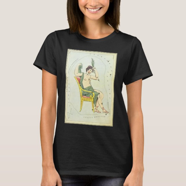 T-shirt Le miroir de l'Ukraine, la carte céleste de l'astr (Devant)