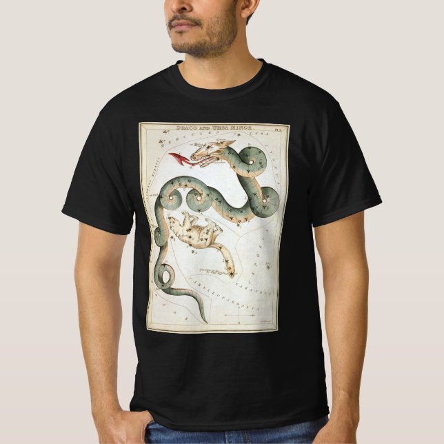 T-shirt Le miroir de l'Ukraine, la carte céleste de l'astr (Devant)