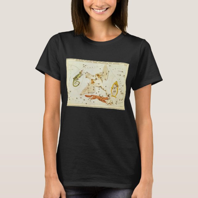 T-shirt Le miroir de l'Ukraine, la carte céleste de l'astr (Devant)