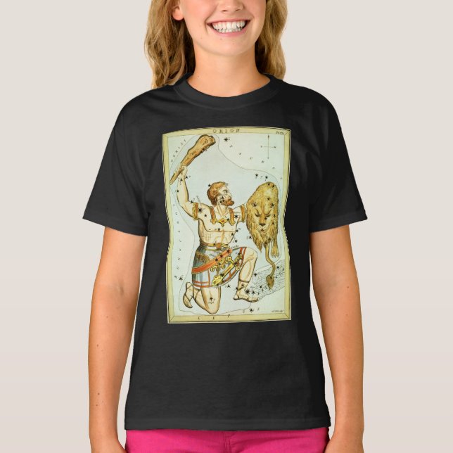 T-shirt Le miroir de l'Ukraine, la carte céleste de l'astr (Devant)