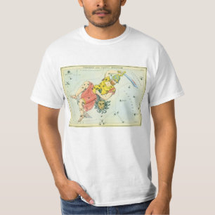 T-shirt Le miroir de l'Ukraine, la carte céleste de l'astr