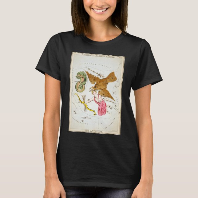 T-shirt Le miroir de l'Ukraine, la carte céleste de l'astr (Devant)