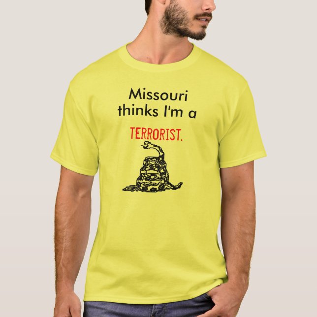 T-shirt Le Missouri et le serpent (Devant)