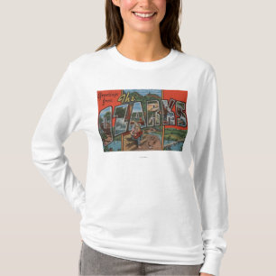 T-shirt Le Missouri - l'Ozarks - grandes scènes de lettre