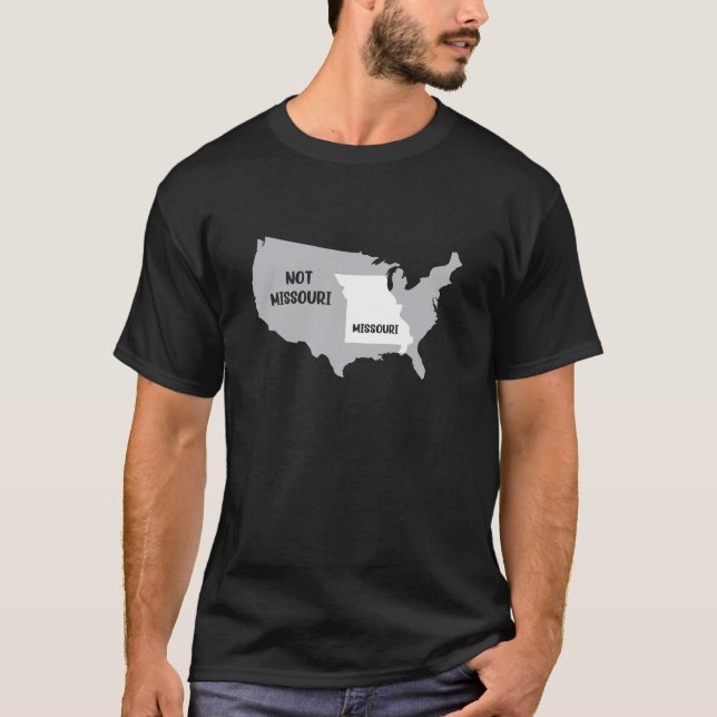 T-shirt Le Missouri pas Missouri Design pour la fierté Mis (Devant)