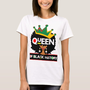 T-shirt Le Mois De La Reine Des Noirs Melanin Poppin