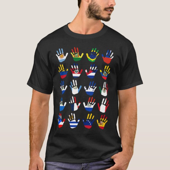T-shirt Le Mois du patrimoine hispanique national tient to (Devant)