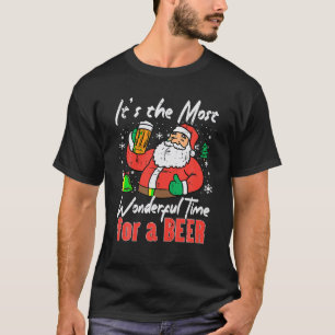 T-shirt Le moment le plus merveilleux Père Noël drôle Noël