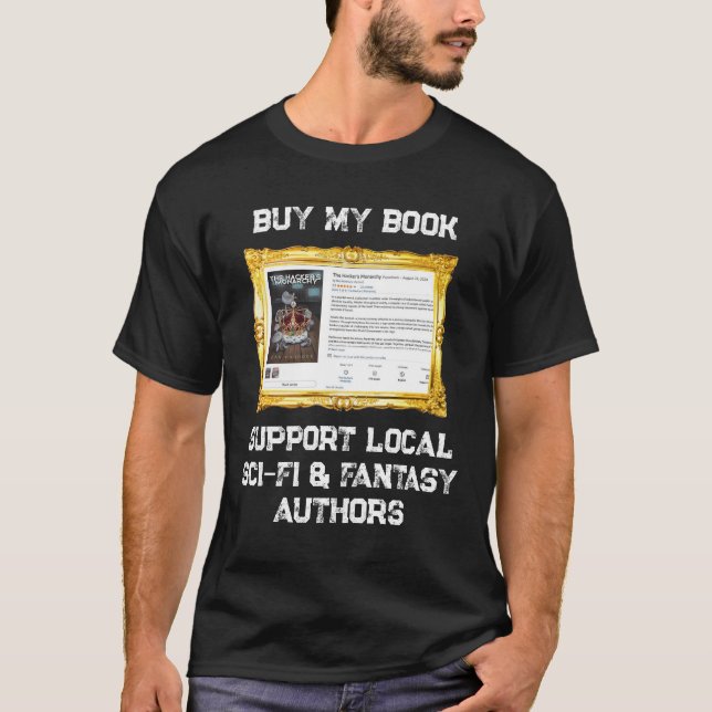 T-shirt Le monarque du pirate - Acheter mon livre : Author (Devant)