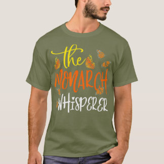 T-shirt Le monarque Whisperer mignon papillon Entomologie