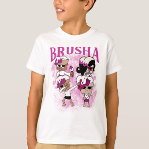 T-shirt Le monde de Dandy Brusha   dandys world toon drôle