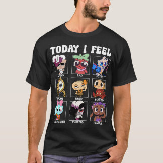 T-shirt Le monde de Dandy Comment je me sens | panneau Dan