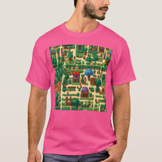 T-shirt Le monde des jeux vidéo classiques famille drôle