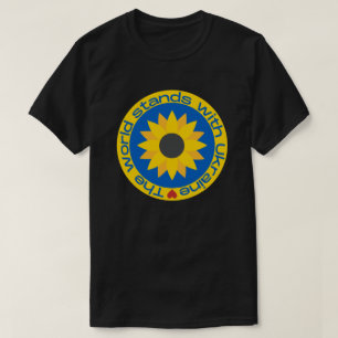 T-shirt Le Monde est aux côtés de l'Ukraine