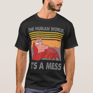 T-shirt Le Monde Humain C'est Le Bazar Crabe Famille vinta