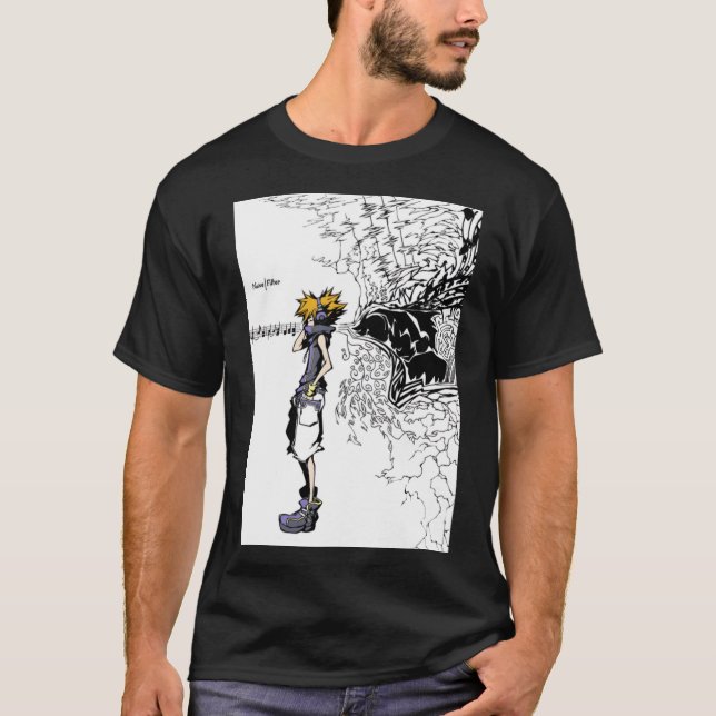 T-shirt Le Monde Se Termine Avec Vous - Neku Classic T-Shi (Devant)