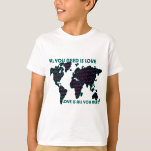 T-shirt Le monde tout de Beatles que vous avez besoin est