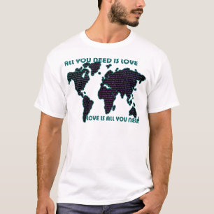 T-shirt Le monde tout de Beatles que vous avez besoin est