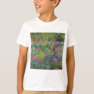 T-shirt le monet fleurit le cru le-iris-jardin-à-giverny