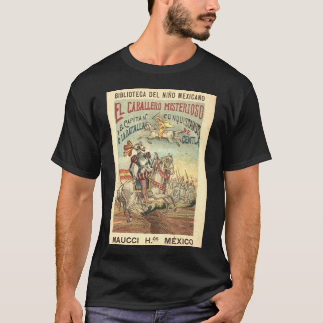 T-shirt Le monsieur mystérieux et le casquette de (Devant)