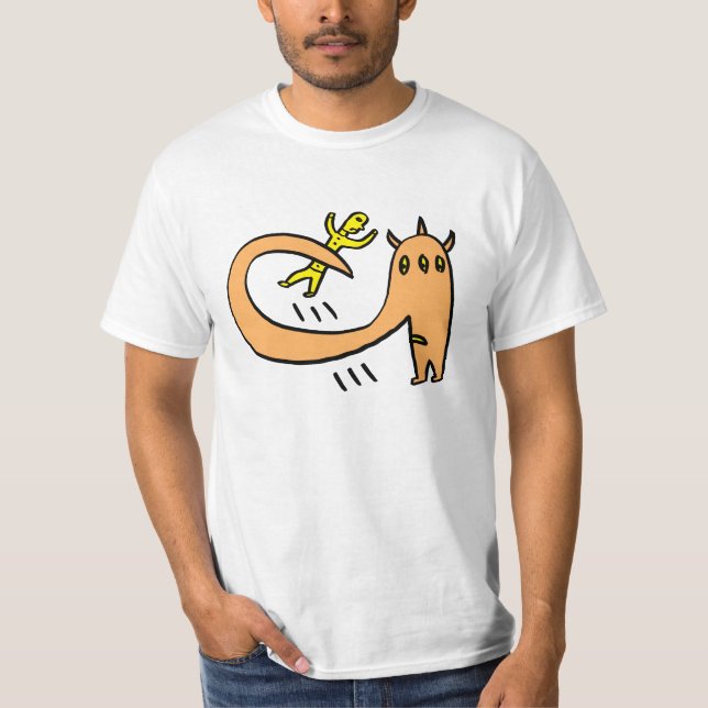 T-shirt Le monstre m'a et je suis condamné un jour (Devant)