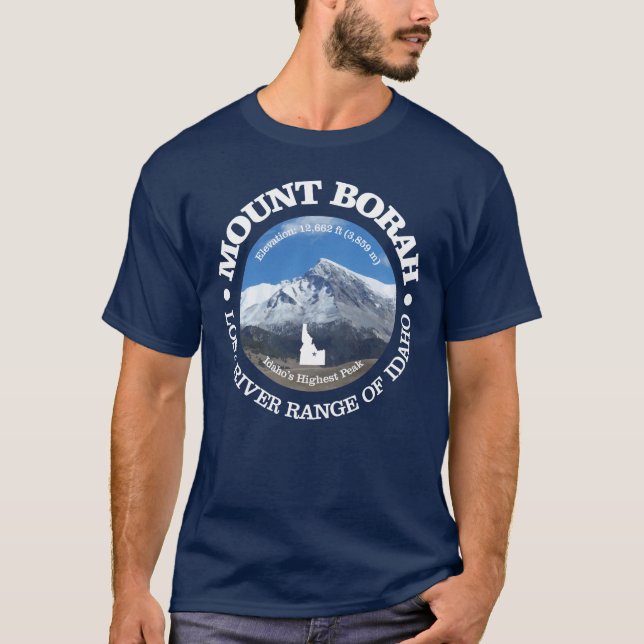 T-shirt Le mont Borah (Devant)