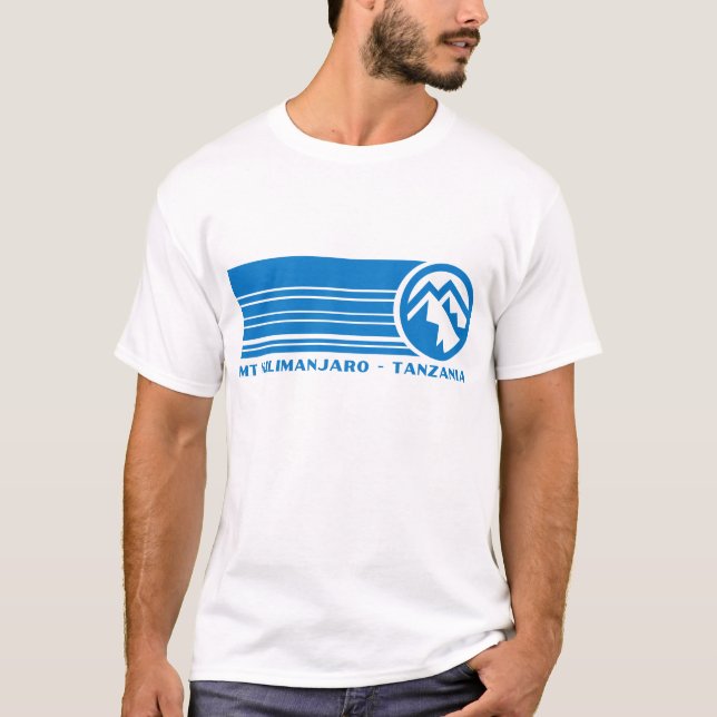 T-shirt Le mont Kilimandjaro Tanzanie (Devant)