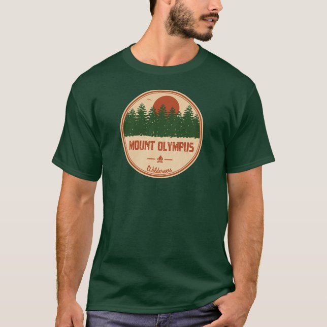 T-shirt Le mont Olympus Wilderness Utah (Devant)