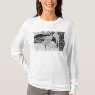 T-shirt Le mont Rainier, grimpeurs de glacier de WA