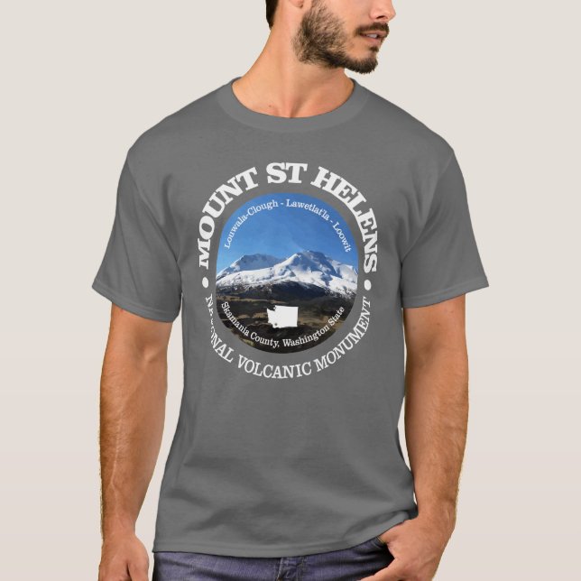 T-shirt Le mont Sainte-Hélène (Devant)