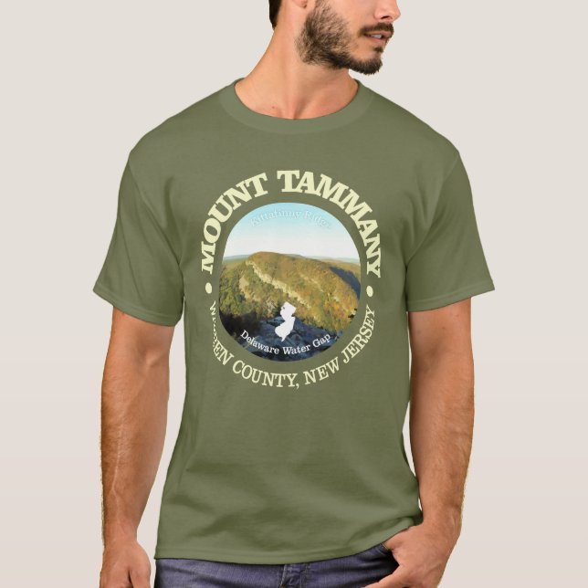 T-shirt Le mont Tammany (Devant)