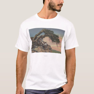 T-shirt Le Montana - chef indien en parc national de