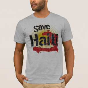 T-shirt Le montant va à la CROIX-ROUGE - économies Haït