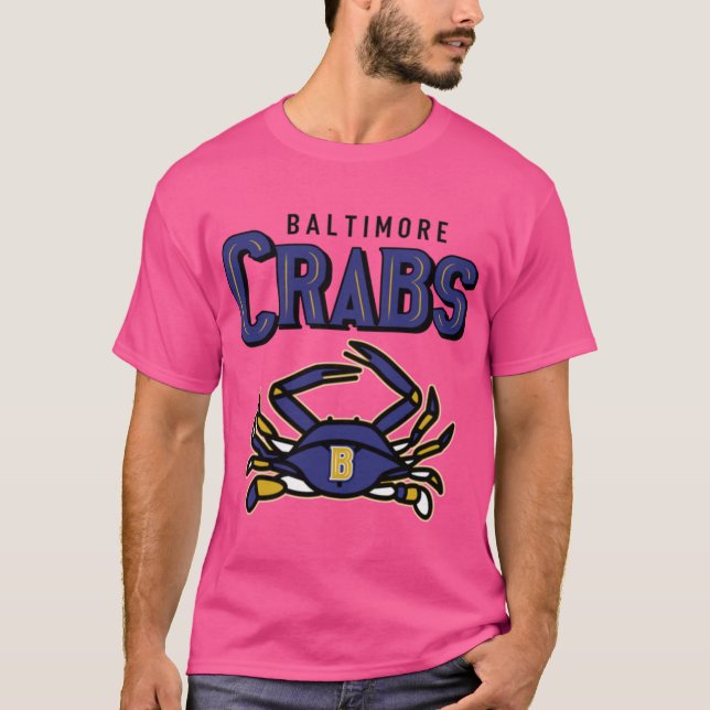 T-shirt Le mot-symbole de Baltimore surdimensionné (Devant)