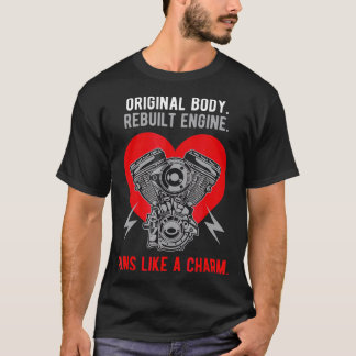 T-shirt Le Moteur D'Origine Corps Reconstruite Fonctionne 