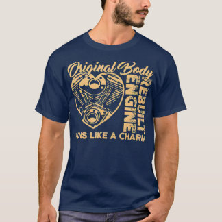 T-shirt Le Moteur D'Origine Corps Reconstruite Fonctionne 