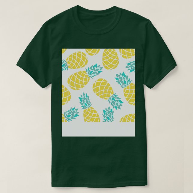 T-shirt Le Motif d'ananas imprime les fruits d'ananas (Design devant)
