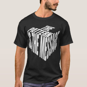T-shirt Le motif est le message   Thinker Design