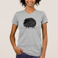 Le mouton noir | Cartoon mignon mouton en laine | 